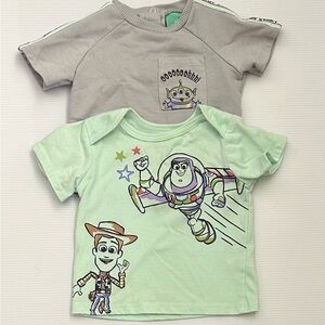 Disney Kids T-Shirts - Light Green and Gray